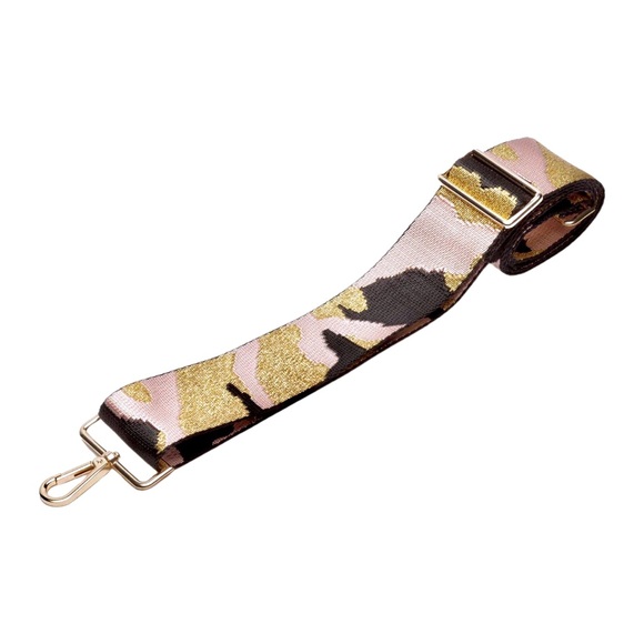 Pink & Gold Camouflage Adjustable Bag Strap - Picture 10 of 11